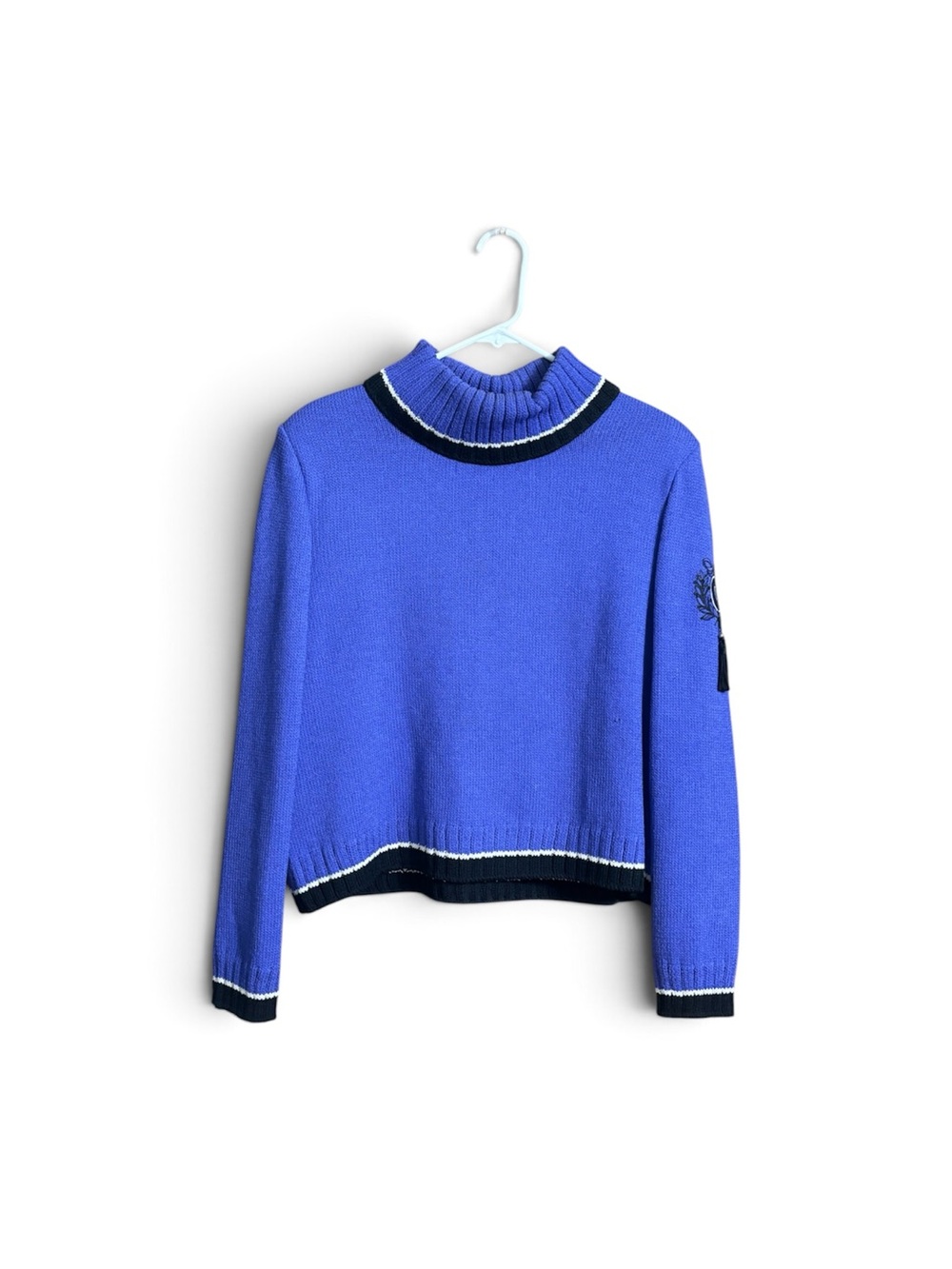 Vintage St.John Sport Royal purple turtleneck sweater